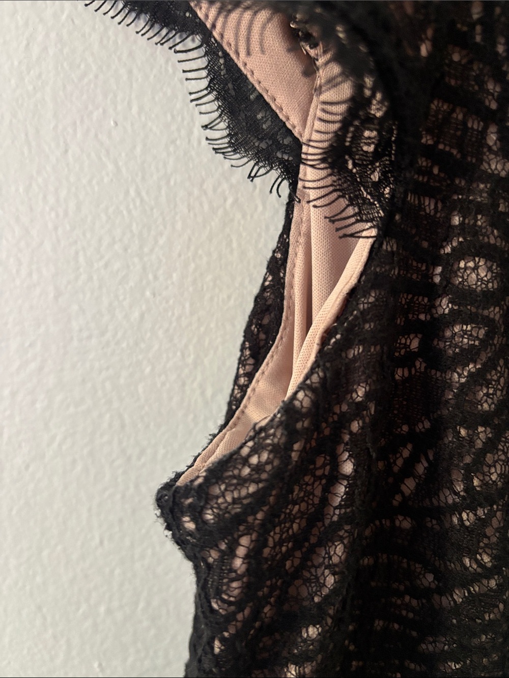 Adrianna Papell Black Lace Midi Dress - Picture 7 of 8